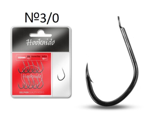 Гачки Delphin ISEAMA / 10+1шт BN/3/0