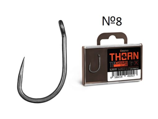 Гачки Delphin THORN Wider BarbLESS 11шт #8