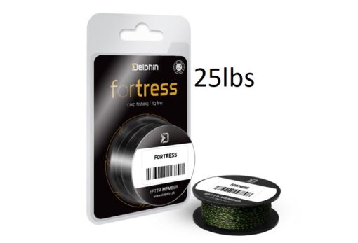 Поводковий матеріал FIN FORTRESS 20m/чорно-зелений 25lbs
