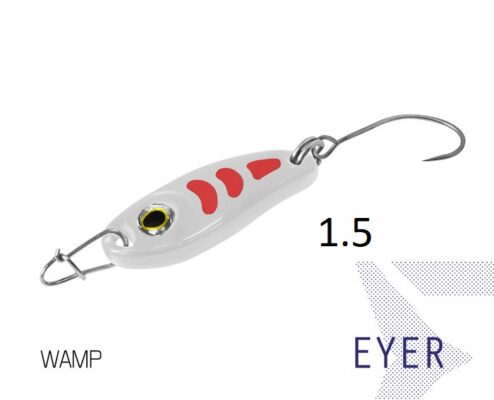 Блешня ложка Spoon Delphin EYER 1.5g WAMP Гачок №8 Snap