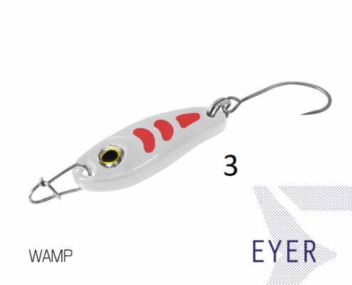 Блешня ложка Spoon Delphin EYER 3g WAMP Гачок №8 Snap