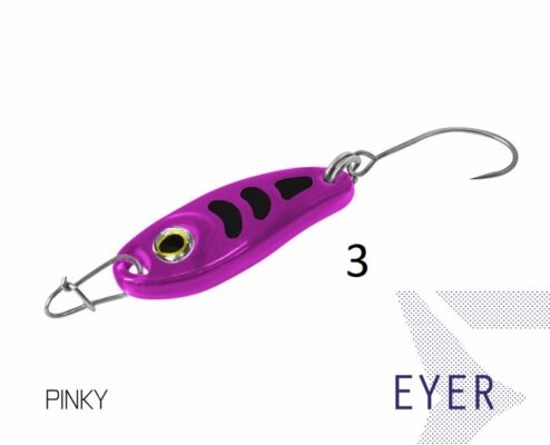 Блешня ложка Spoon Delphin EYER 3g PINKY Гачок №8 Snap