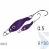 Блешня ложка Spoon Delphin RYBO 0.5g INDIGO Гачок №8