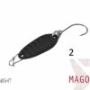 Блешня ложка Spoon Delphin MAGO 2g NIGHT Гачок №8 Snap