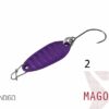 Блешня ложка Spoon Delphin MAGO 2g INDIGO Гачок №8 Snap