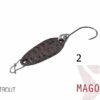 Блешня ложка Spoon Delphin MAGO 2g TROUT Гачок №8 Snap