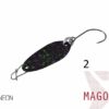 Блешня ложка Spoon Delphin MAGO 2g NEON Гачок №8 Snap