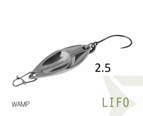 Блешня ложка Spoon Delphin LIFO 2.5g WAMP Гачок №8 Snap