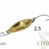 Блешня ложка Spoon Delphin LIFO 2.5g AURO Гачок №8 Snap