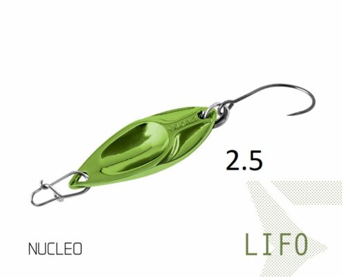 Блешня ложка Spoon Delphin LIFO 2.5g NUCLEO Гачок №8 Snap
