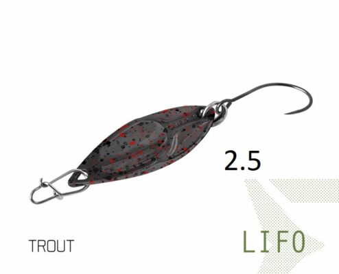 Блешня ложка Spoon Delphin LIFO 2.5g TROUN Гачок №8 Snap
