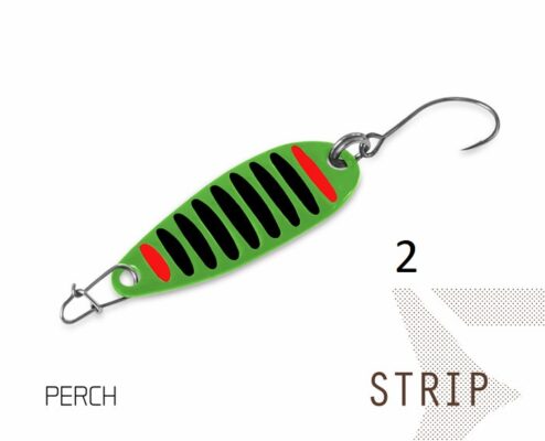 Блешня ложка Spoon Delphin STRIP 2g PERCH Гачок №8 Snap