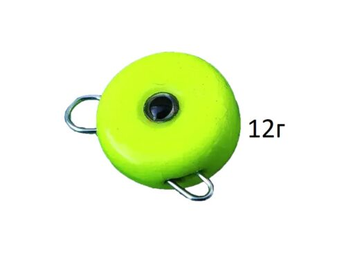 Груз Ушастік, Грузило вухань, Груз чебурашка, Свинцеві грузила, Грузила для риболовлі, Груз ушастік на спінінг, Купити груз ушастік на спініг, Вантаж Вухань кольоровий, Вантаж Вухань, silvereyes, Вантаж вухань таблетка, Груз Ушастік таблетка 12г silvereyes lime,