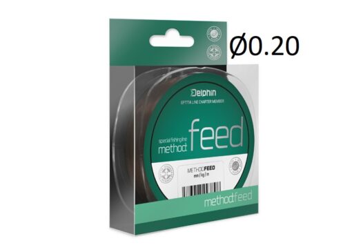 Леска FIN Method FEED 150m/темно-коричнева 0.20мм