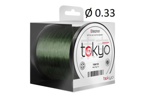 Леска Delphin TOKYO 1100m / зелена 0.33мм 18lbs