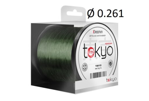 Леска Delphin TOKYO 1200m / зелена 0.261мм 12lbs