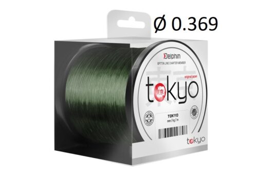 Леска Delphin TOKYO 1000m / зелена 0.369мм 22lbs