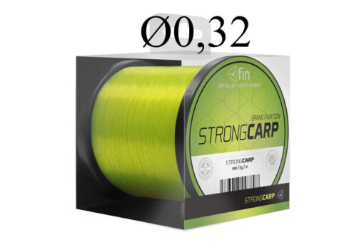 Леска FIN Strong CARP 1200m/флюро жовта 0.32мм  8,8кг