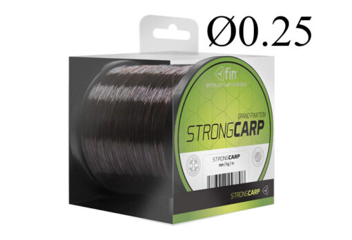 Леска FIN Strong CARP 1200m/коричневая 0.25мм 12.1lbs