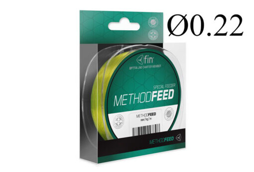 Леска FIN Method FEED 300m/флюро жовта 0.22мм