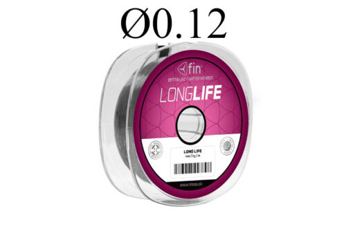 Леска FIN Long LIFE 100m/прозора 0.12мм/2.8lbs