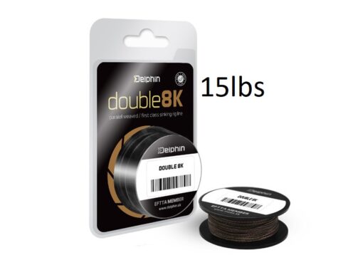 Поводковий матеріал FIN 8K DOUBLE 20m/камуфляж 15lbs