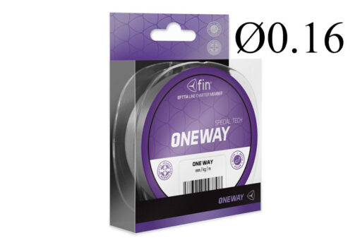 Шнур FIN One Way 125м / сірий 0.16мм 5.8кг