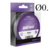 Шнур FIN One Way 125м / сірий 0.18мм 7.3кг