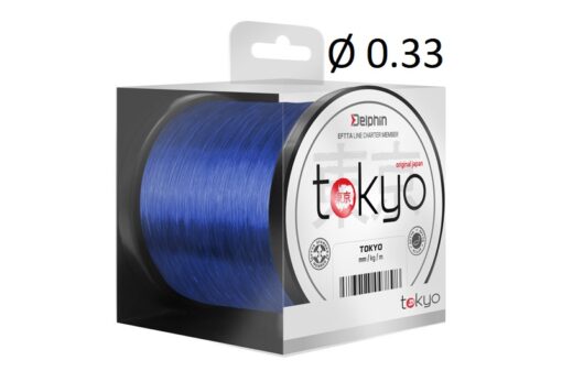 Леска Delphin TOKYO 1100m / блакитна 0.33мм 18lbs