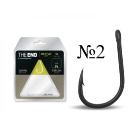 Гачки Delphin THE END Carp BATTLE 10шт тефлон #2
