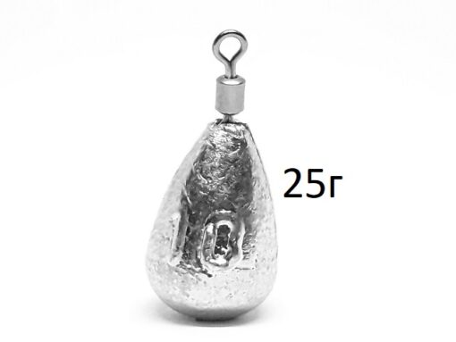 Груз Крапля з вертлюгом 25 г, Груз капля, Груз крапля з вертлюгом, Вантаж крапля з вертлюгом,