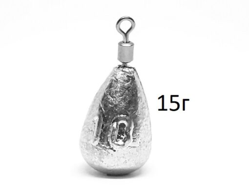 Груз Крапля з вертлюгом 15 г, Груз капля, Груз крапля з вертлюгом, Вантаж крапля з вертлюгом,