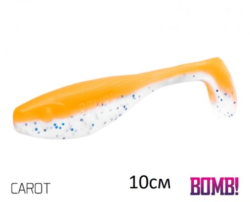  Силіконова рибка Lure BOMB Fatty 10см/5шт CAROT