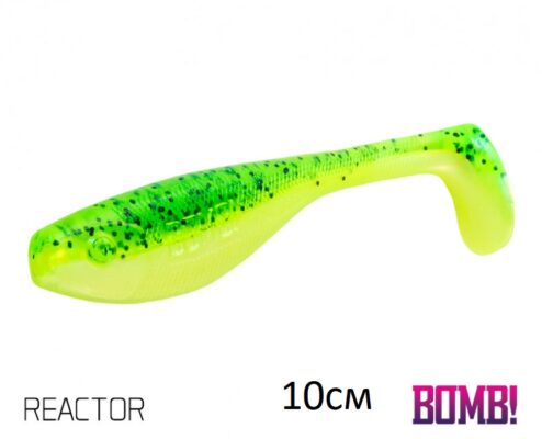 Силіконова рибка Lure BOMB Fatty 10см/5шт REACTOR