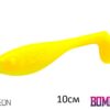 Силіконова рибка Lure BOMB Fatty 10см/5шт NEON