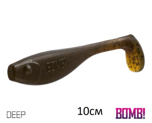 Силіконова рибка Lure BOMB Fatty 10см/5шт DEEP
