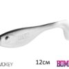 Силіконова рибка Lure BOMB Fatty 12см/5шт SMOKEY
