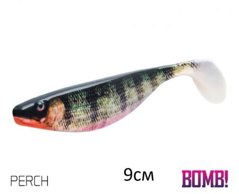 Силіконова рибка 3D Lure BOMB HYPNO 9см/3шт PERCH