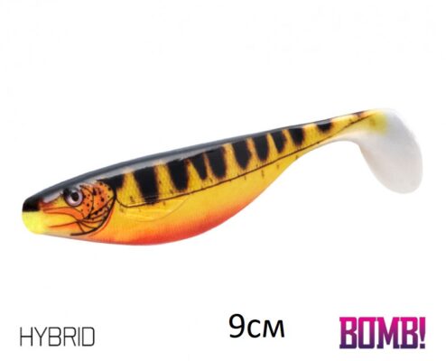 Силіконова рибка 3D Lure BOMB HYPNO 9см/3шт HYBRID