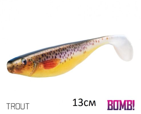 Силіконова рибка 3D Lure BOMB HYPNO 13см/2шт TROUT