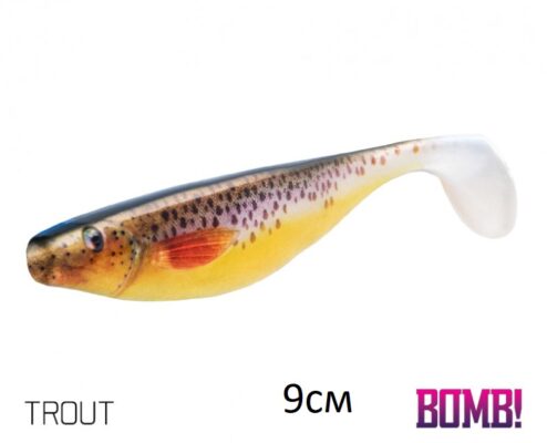 Силіконова рибка 3D Lure BOMB HYPNO 9см/3шт TROUT