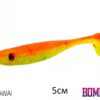 Силіконова рибка Lure BOMB Rippa 5см/5шт HAWAI