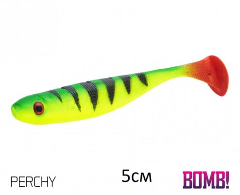 Силіконова рибка Lure BOMB Rippa 5см/5шт PERCHY