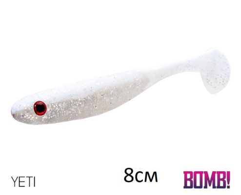 Силіконова рибка Lure BOMB Rippa 8см/5шт YETI