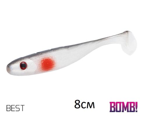 Силіконова рибка Lure BOMB Rippa 8см/5шт BEST