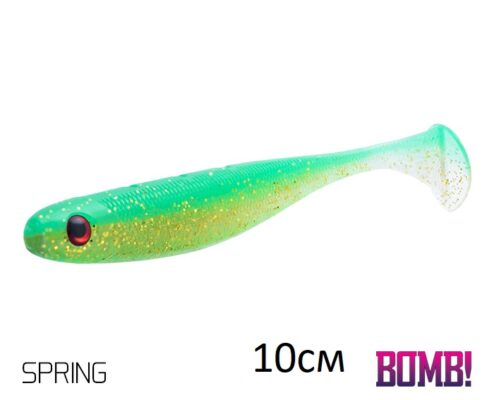 Силіконова рибка Lure BOMB Rippa 10см/5шт SPRING