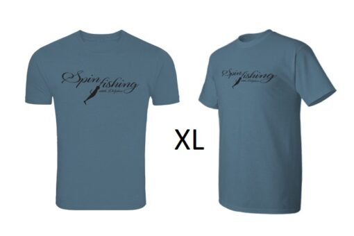 Футболка Delphin SPIN fishing / блакитна XL