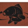 Килимок з коропом Delphin Carp rug / 40х60см коричневий