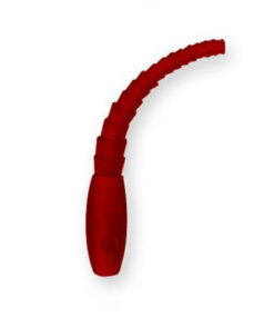 Заднік на гачок Delphin Wormer червоний / 10шт