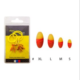 Стопор кольоровий силіконовий Delphin M / 45 шт.